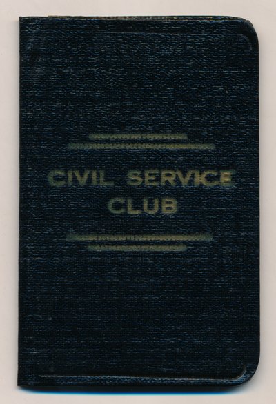 Regler for Civil Service Club, c1953 af Unbekannt