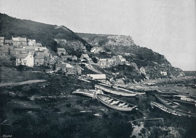 Runswick - The Village on the Cliffs, 1895 af Unbekannt