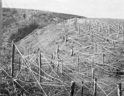 Russiske pigtrådsforviklinger, russisk-japansk krig, 1904-5 af Unbekannt