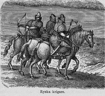 russiske krigere, ca. 1620 af Unbekannt