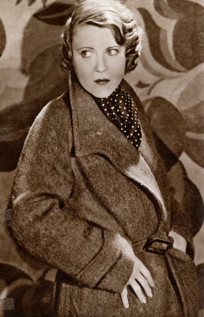 Ruth Chatterton, amerikansk skuespillerinde, 1933 af Unbekannt