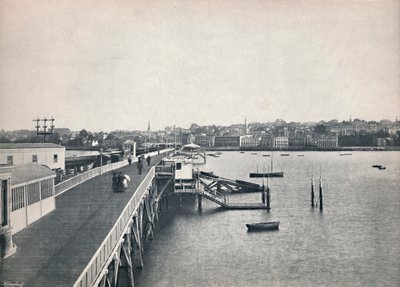 Ryde - Udsigt fra molen, 1895 af Unbekannt
