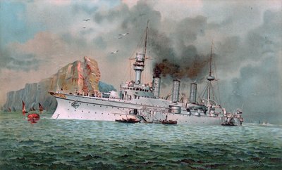 S.M. Stor krydser Hertha af Unbekannt