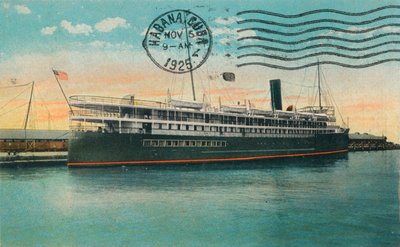 SS Cuba, Key West, Florida, c1925 af Unbekannt