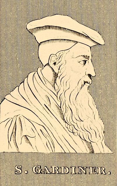 S. Gardiner, 1483-1555, 1830. af Unbekannt