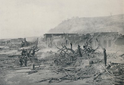 S. Pierre efter udbruddet, 1916 af Unbekannt