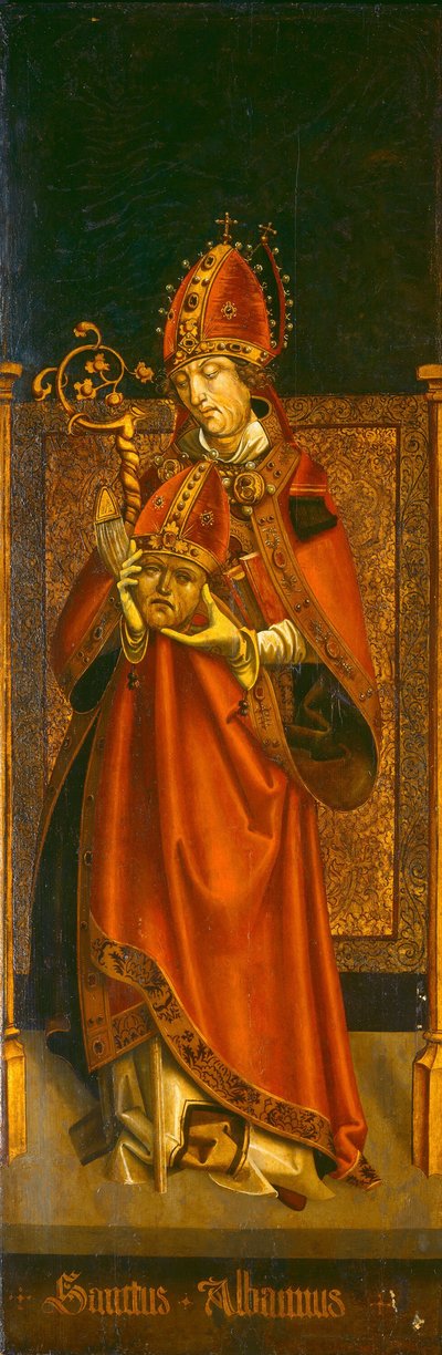 Sankt Alban af Mainz, ca. 15001525. af Unbekannt