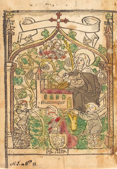 Saint Alto, Saint Bridget og grundlæggerne af Mariamunster, ca. 1500. af Unbekannt