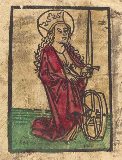 Den hellige Katarina af Alexandria, 14751485. af Unbekannt