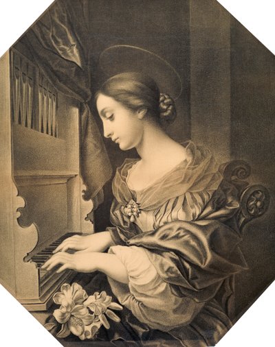 Sankt Cecilia af Unbekannt