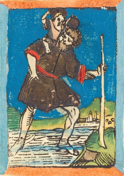 Sankt Christopher, ca. 1480. af Unbekannt