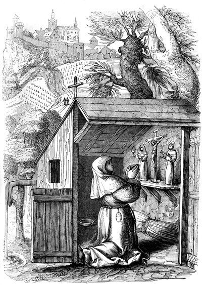 Saint Colette 1381-1447, c1500-tallet 1849 af Unbekannt
