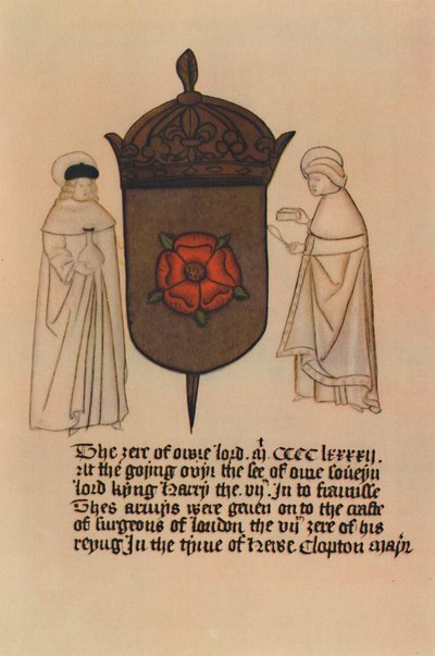 Saint Cosimo og Saint Damian, skytshelgener for frisøren-kirurger, 15. århundrede, 1948. af Unbekannt