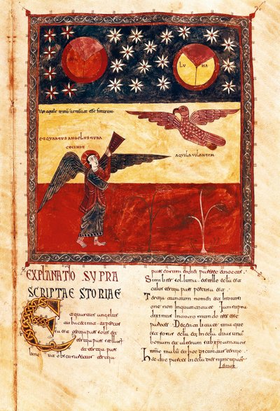 Heiliger Johannes der Evangelist (Miniatur), 976 von Unbekannt