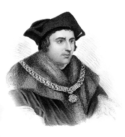 Saint Sir Thomas More, engelsk politiker, lærd og martyr, c1850 af Unbekannt