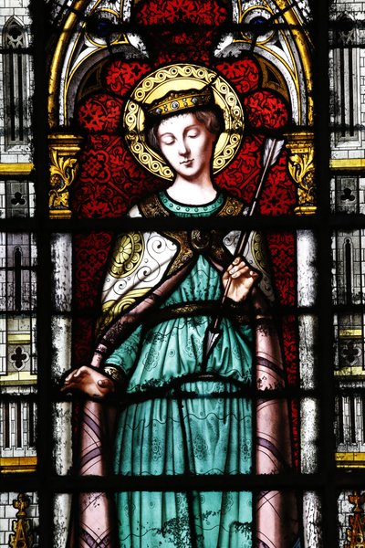 Sainte-Clotilde kirke. Sankt Ursula. af Unbekannt