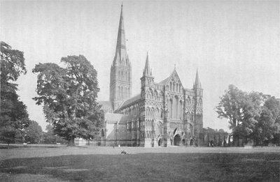 Salisbury Cathedral, 1902 af Unbekannt