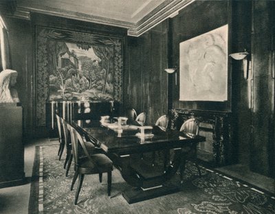 Spisestue i Hôtel DU Collectionneur, 1925. af Unbekannt