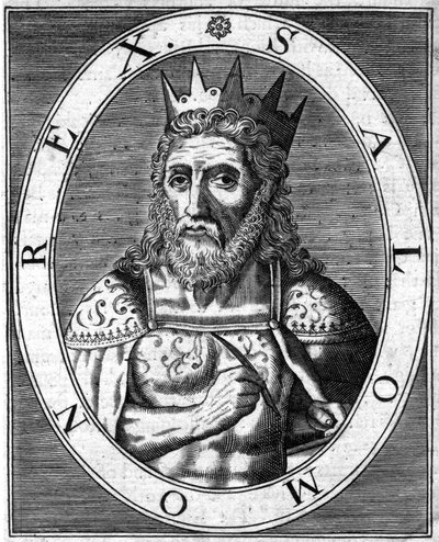 Salomon Rex. Portræt af kong Salomon af Unbekannt