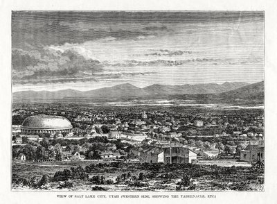 Salt Lake City, Utah, USA, 1877 af Unbekannt