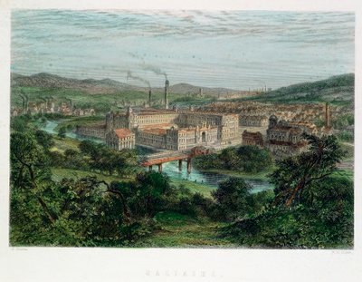 Saltaire, Yorkshire, 1800-tallet af Unbekannt