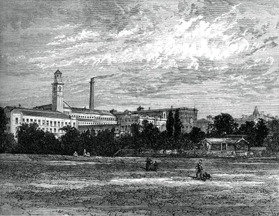 Saltaire værker, c1880 af Unbekannt