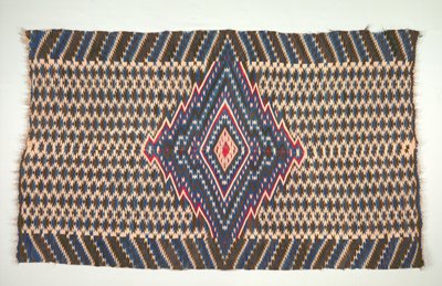 Saltillo Style BlanketSarape, ca. 1860-1875. af Unbekannt