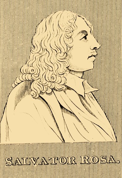 Salvator Rosa, 1615-1673, 1830. af Unbekannt