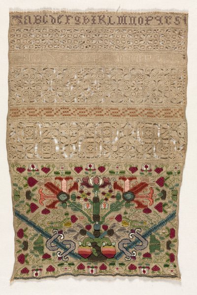 Sampler, 1600-tallet. af Unbekannt