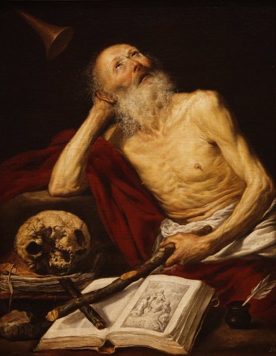 St. Jerome af Antonio de Pereda Madrid Spanien af Unbekannt