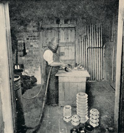 Sandblæsende tandhjul, c1917 af Unbekannt