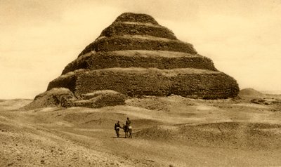 Saqqara - Trinpyramiden, c1918-c1939. af Unbekannt