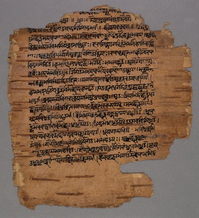 Sarada Script, 1600-tallet. af Unbekannt