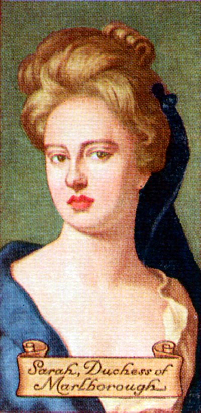 Sarah, hertuginde af Marlborough, taget fra en række cigaretkort, 1935 af Unbekannt