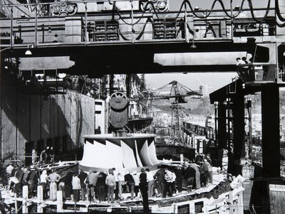 Sayano-Shushenskaya vandkraftstation, USSR, 1970