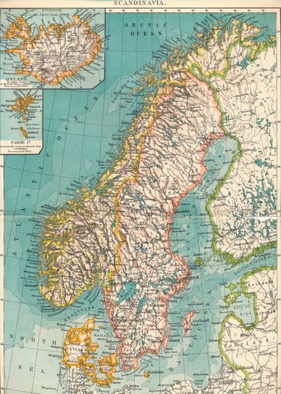 Skandinavien, c1906, 1907 af Unbekannt