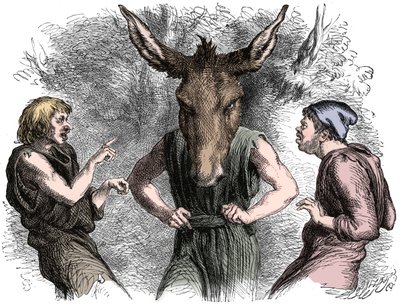 Scene fra Shakespeares En skærsommernatsdrøm af Unbekannt