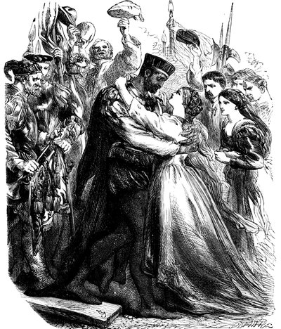 Scene fra Shakespeares Othello, 1800-tallet af Unbekannt