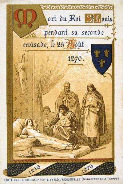 Scene fra Bertrand du Guesclins liv, 1800-tallet af Unbekannt