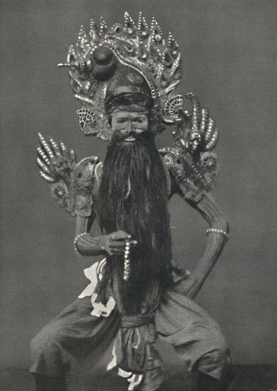 Skuespiller som Guruswamin, den øverste spirituelle lærer, 1926 af Unbekannt