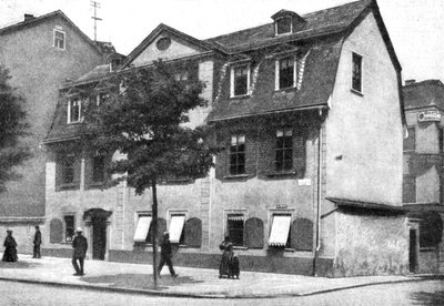 Schillers hus, tyske Athen, Tyskland, 1922 af Unbekannt