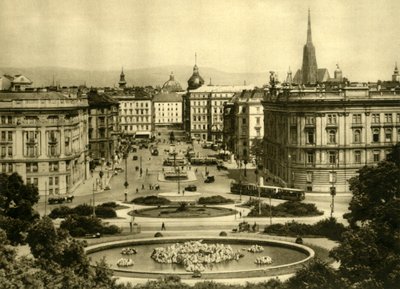 Schwarzenbergplatz, Wien, Østrig, c1935. af Unbekannt
