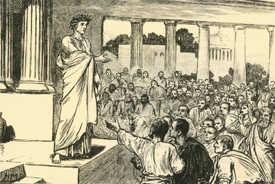 Scipios appel til folket, 1890. af Unbekannt