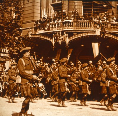 Skotske soldater, 14. juli 1919 af Unbekannt