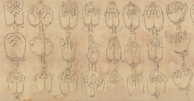 Scroll of Mudras, 11.-12. århundrede. af Unbekannt
