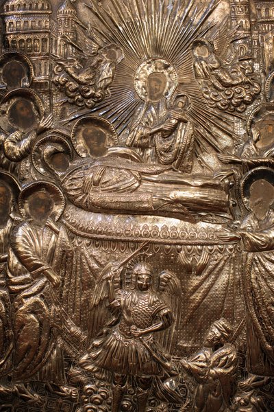 Skulpturdetalje i Saint Mary of the Mongols