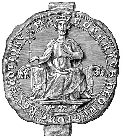 Segl fra Robert the Bruce, konge af Skotland, 14. århundrede 1892 af Unbekannt