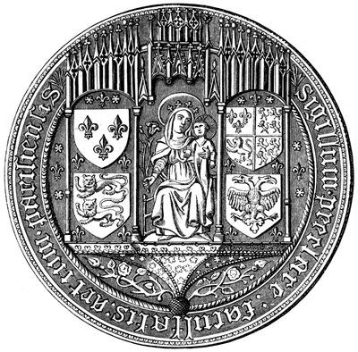 Segl for de fire nationer eller det kunstfaglige fakultet, 1500-tallet 1849 af Unbekannt