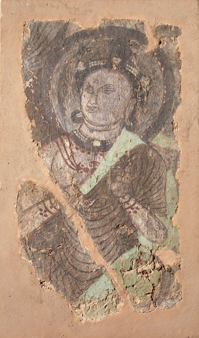 Siddende Bodhisattva, ca. 6.-7. århundrede. af Unbekannt