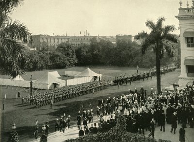 Lord Curzons anden ankomst til Government House, 1904, 1925. af Unbekannt